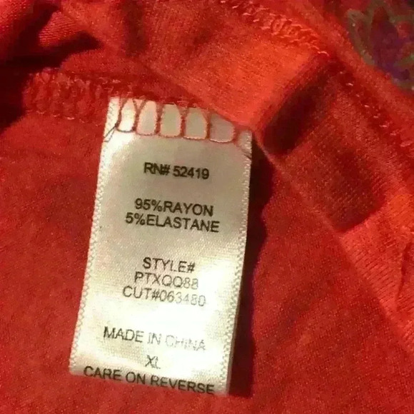 PL Movement PINK LOTUS Coral Workout‎ Crossback Tank XL - Picture 4 of 6